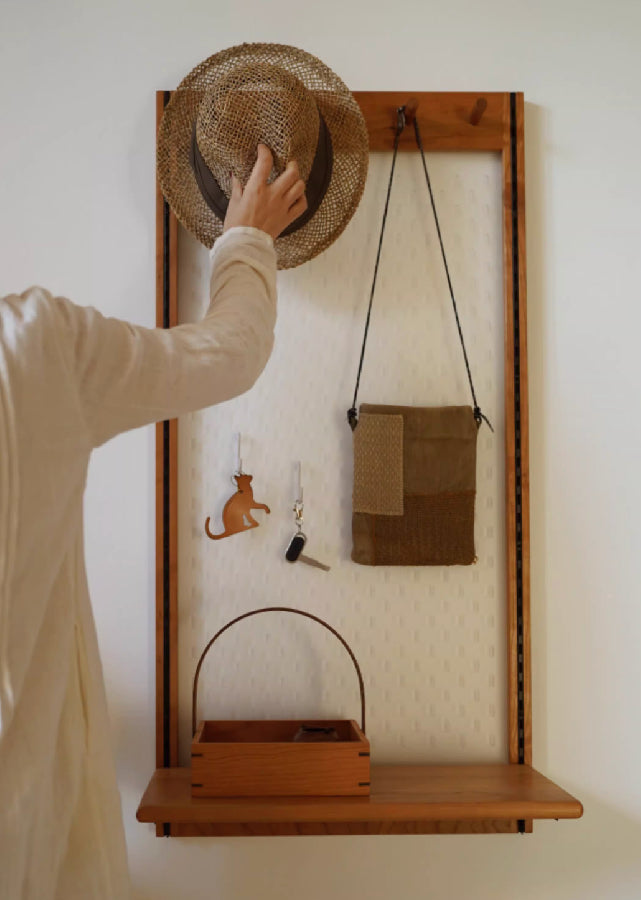Modular Solid Wood Wall Rack