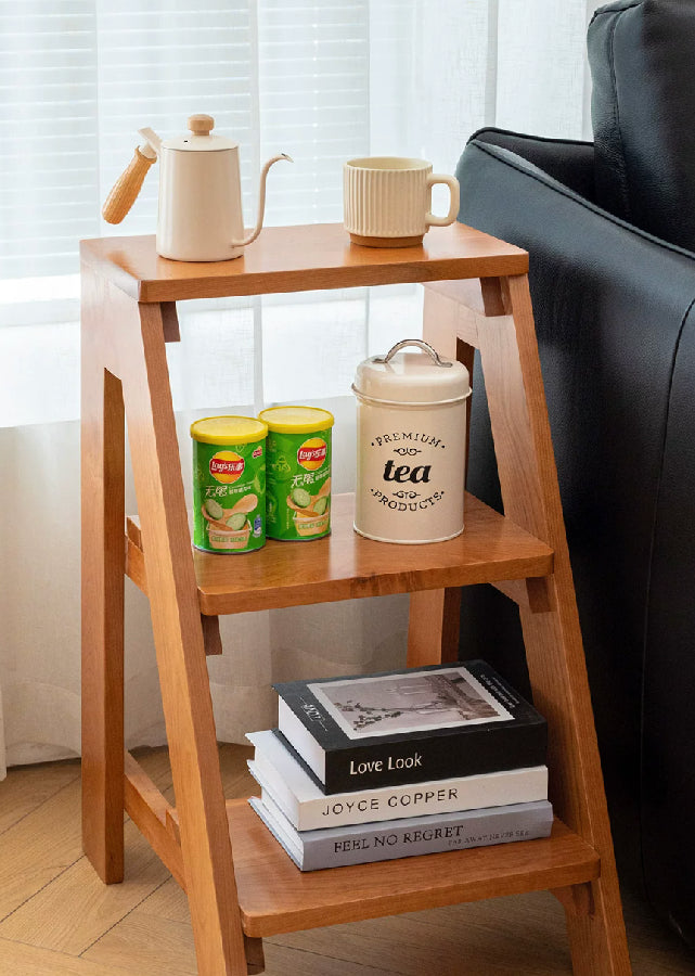 Solid Wood Step Ladder