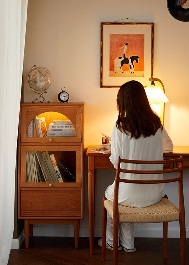 Spring Solid Wood Sideboard