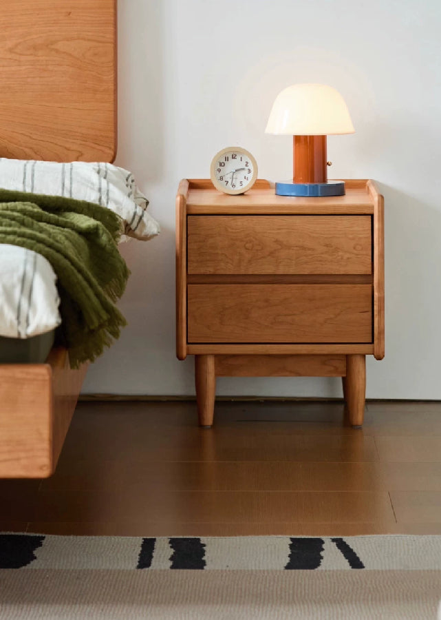 Simple Solid Wood Nightstand