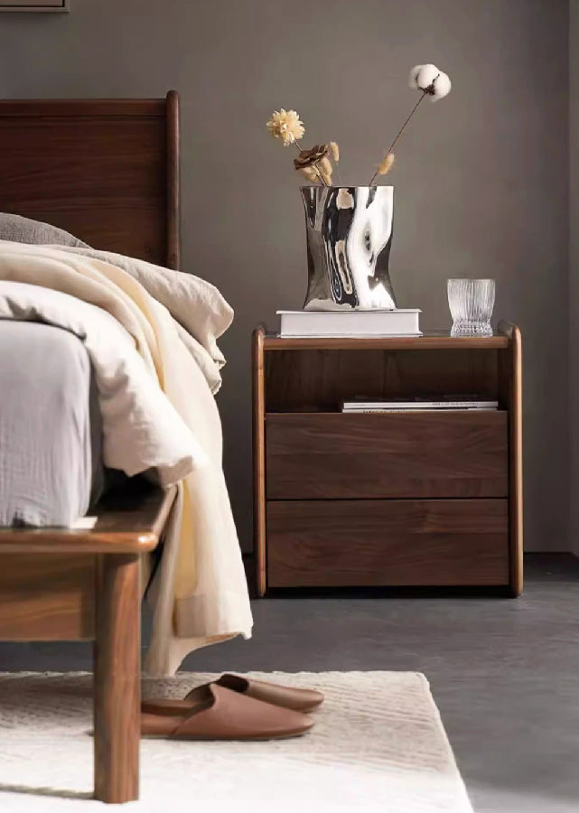 Lusen Solid Wood Nightstand