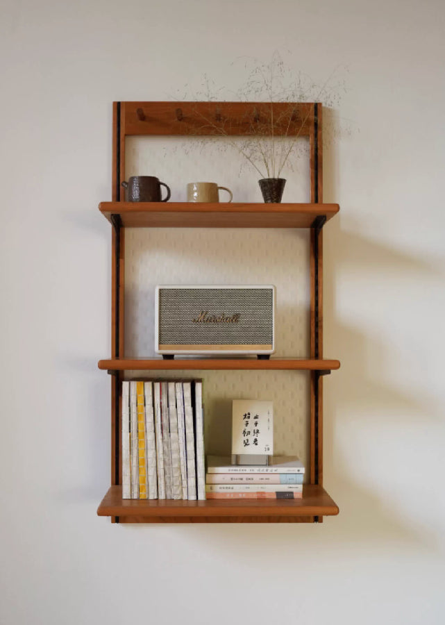 Modular Solid Wood Wall Rack