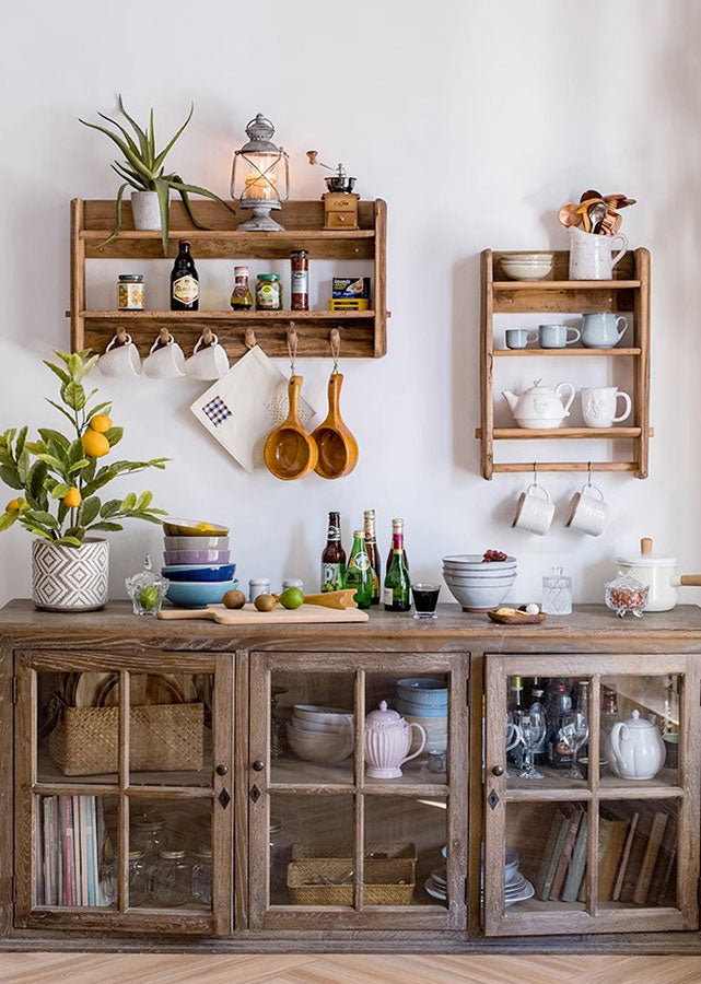 Solid Wood Rustic Wall Shelves