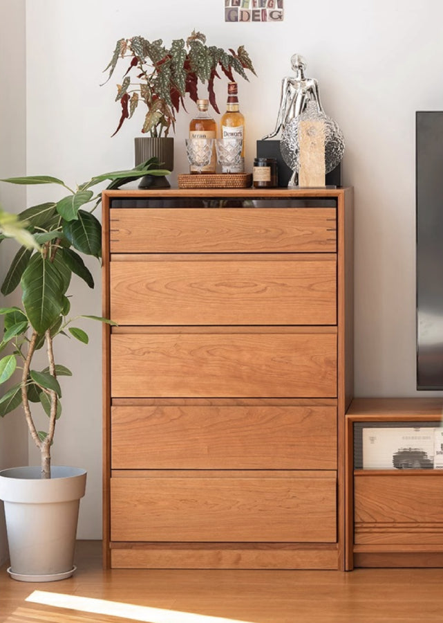 Minimalist Solid Wood Drawer Chest