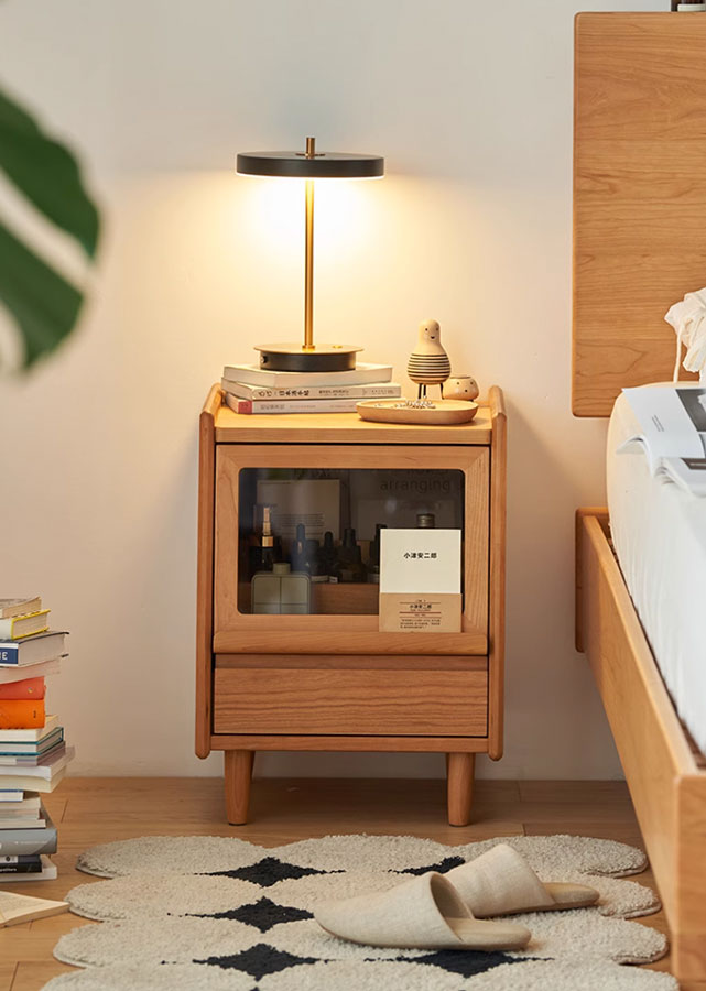 Curtis Solid Wood Nightstand