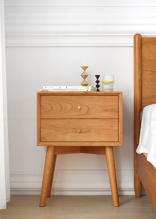 Frank Solid Wood Nightstand