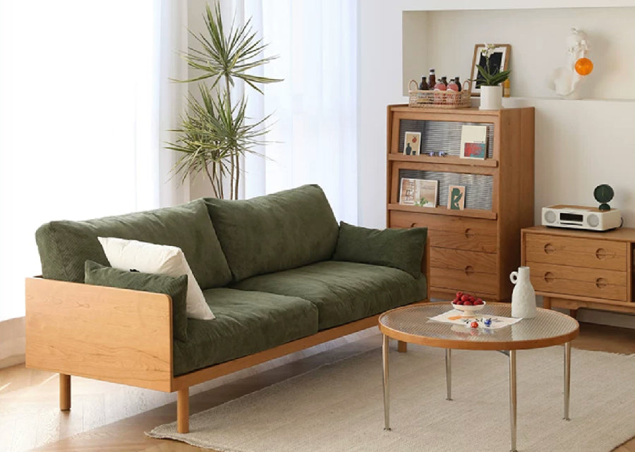 Foveo Solid Wood Sofa