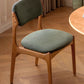 Solid Wood Chair with Detachable Corduroy Cover