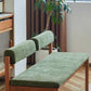 Solid Wood Bench with Cushion Back