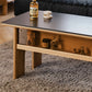 Triomphe Solid Wood and Sintered Stone Coffee Table