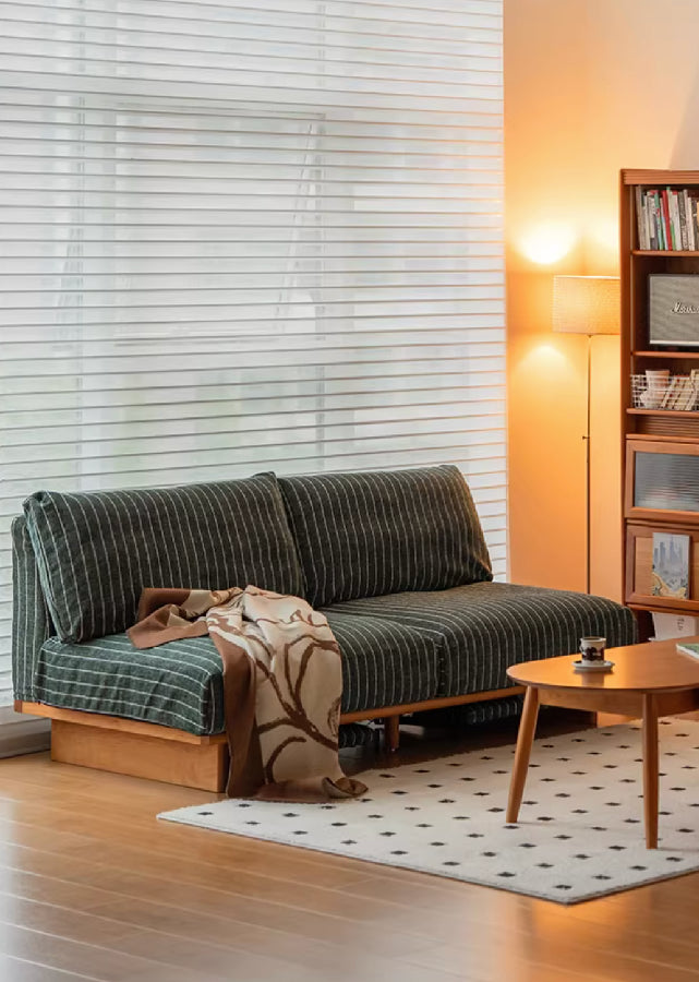 Ile Solid Wood Sofa