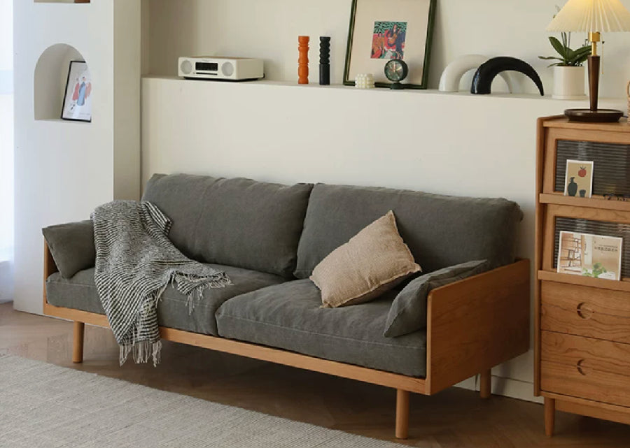 Foveo Solid Wood Sofa