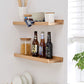 Minimalist Solid Wood Wall Shelves