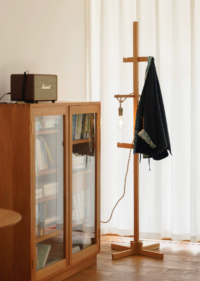 Minimalist Solid Wood Clothes Rack