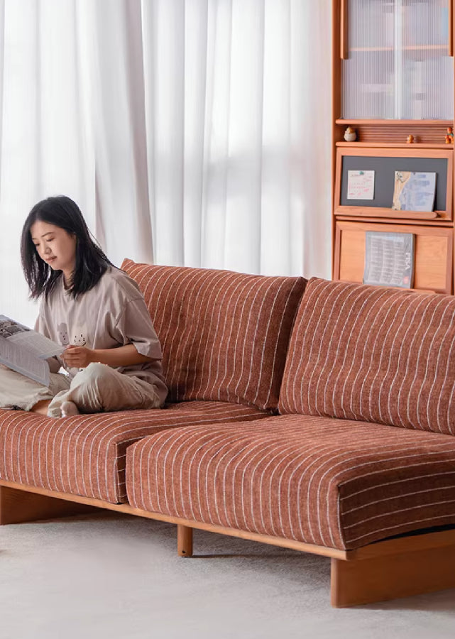 Ile Solid Wood Sofa