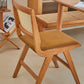 Charlie Solid Cherry Wood Chair with Cushion