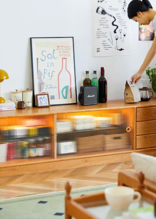 Sierras Solid Wood TV Console
