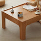 Solid Wood Square Coffee Table / Chabudai