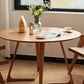 Modern Round Solid Wood Table