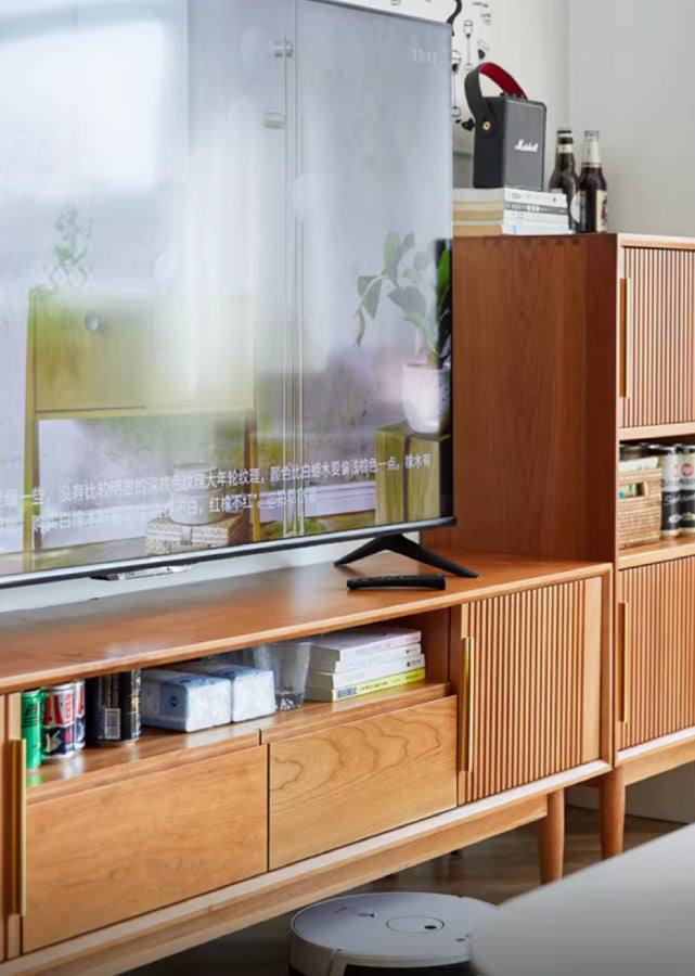 Jours Solid Wood TV Console
