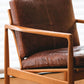Solid Wood Single Seat Lounge Sofa
