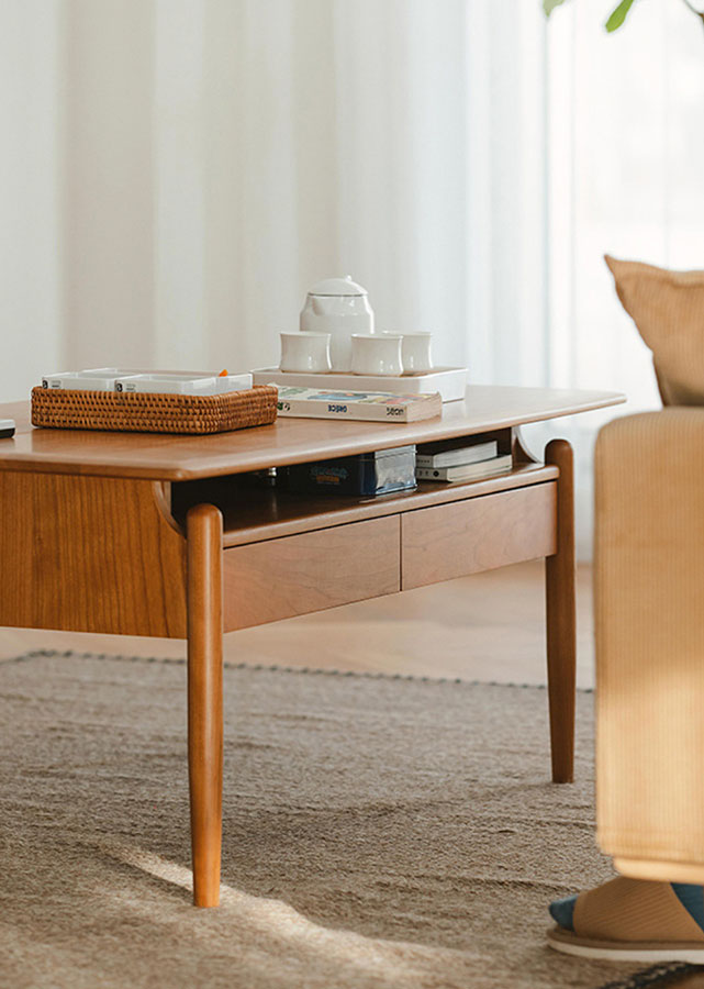 Ponere Solid Wood Coffee Table