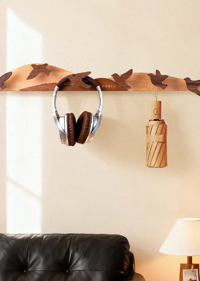 Asuka Solid Wood Hooks