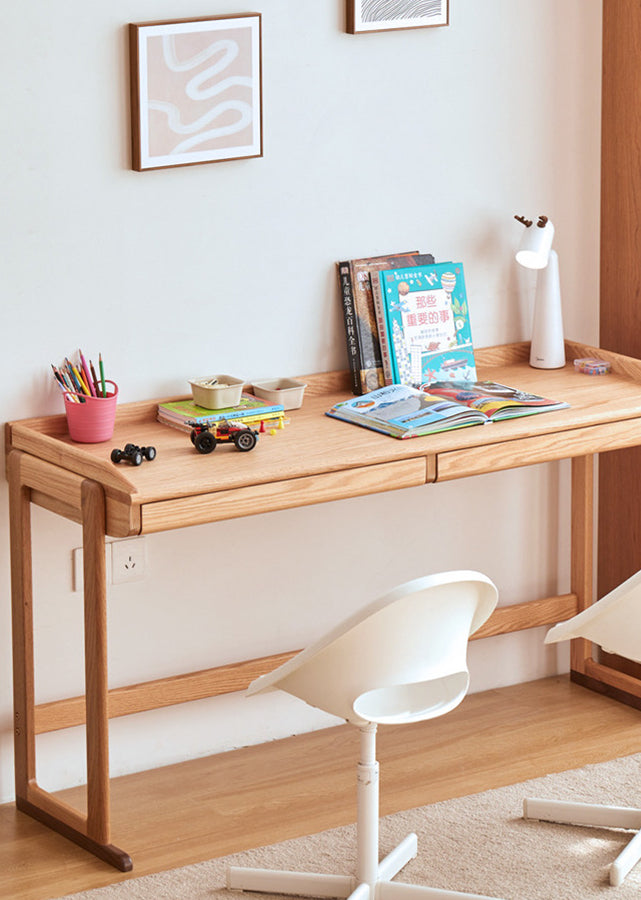 Solid Wood Adjustable Study Table