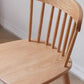 Broad Solid Oak Windsor Chair, close up of wood