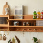 Solid Wood Hanging Storage Rack