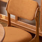 Solid Wood Chair with Detachable Corduroy Cover