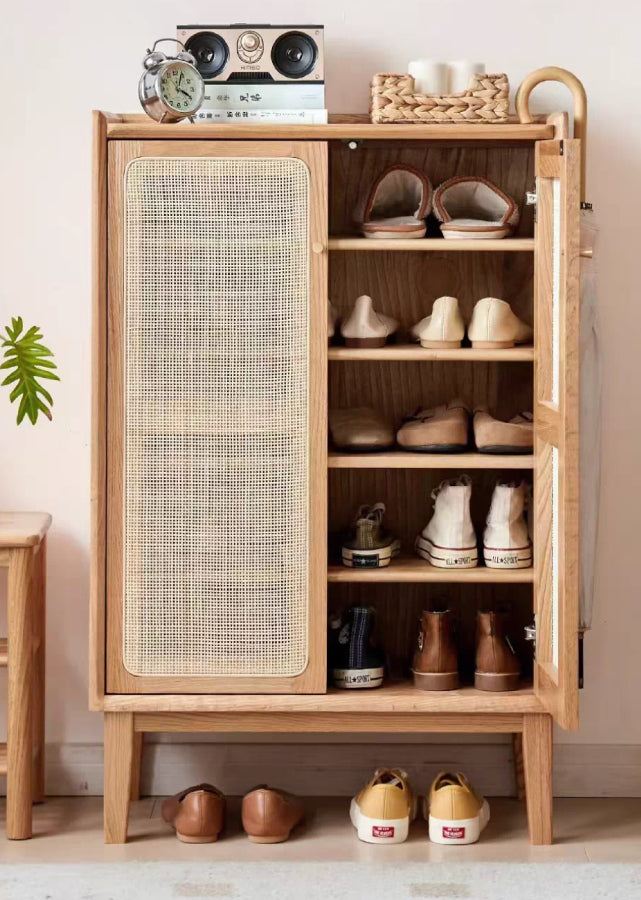 Seasons II Solid Wood Shoe Cabinet