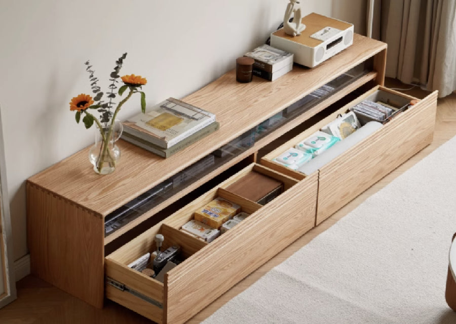 Doble Solid Wood TV Console