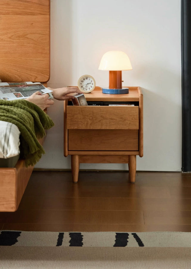 Simple Solid Wood Nightstand