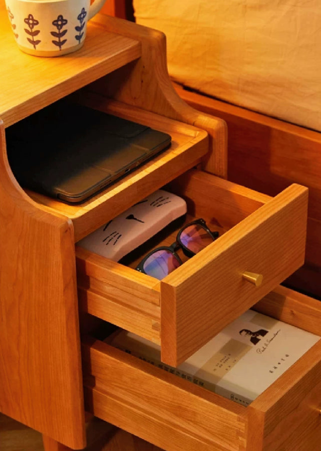 Aire Solid Wood Nightstand