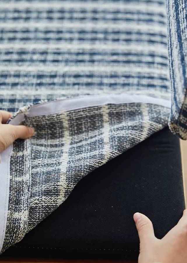 Solid Wood Bench with Cushion Back