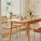 Alma Solid Wood Extendable Table can be easily extended if you have extra guests coming over.