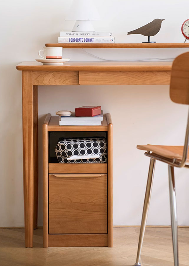 Morfi Solid Wood Nightstand