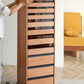 Solid Wood Tall Drawer Chest with Wheels