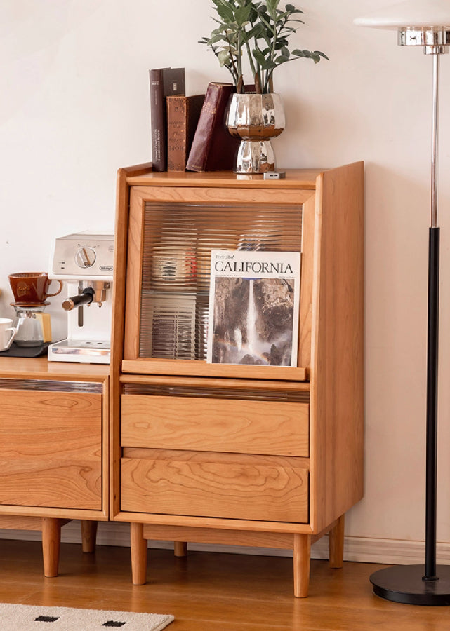 Valle Solid Wood Side Cabinet