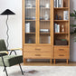 Elegante Solid Wood Tall Bookcase