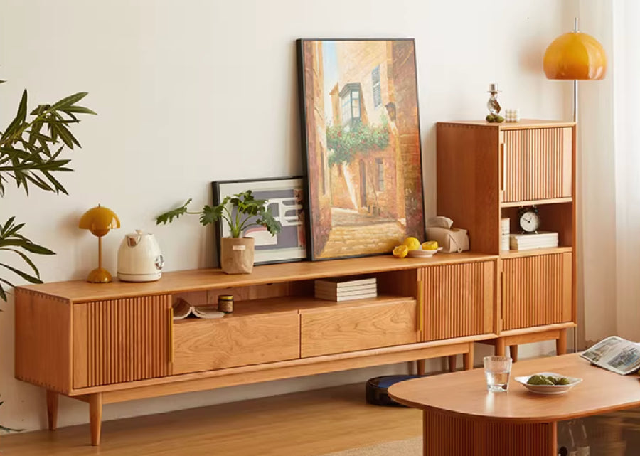 Jours Solid Wood Cabinet