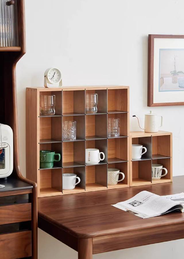 Solid Cherry Wood Cup Rack