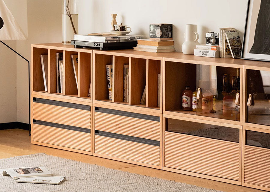 Muse Solid Wood Modular Storage Units (Stackable)