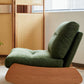 Crescent Solid Wood Rocking Chair