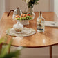 Rounded Solid Wood Table