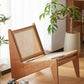 Repos Solid Wood & Rattan Lounge Chair