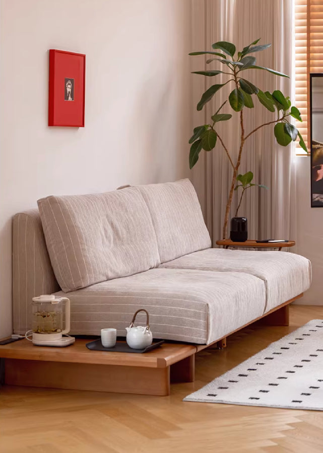 Ile Solid Wood Sofa