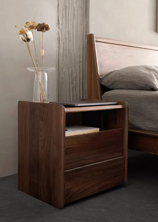 Lusen Solid Wood Nightstand