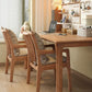Solid Wood Chair with Armrest and Cushion